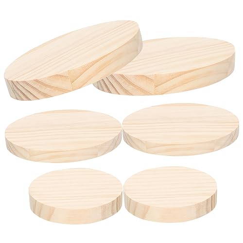 ARTIBETTER 6 Stück Teiliges Holzplatten für Bastelprojekte Unlackierte Holzuntersetzer DIY Basis für Figuren Kunstwerke und Dekoration für Bastelarbeiten und Natürliche Präsentationsfläche ARTIBETTER 6 Stück Teiliges Holzplatten für Bastelprojekte Unlackierte Holzuntersetzer DIY Basis für Figuren Kunstwerke und Dekoration für Bastelarbeiten und Natürliche Präsentationsfläche von Artibetter