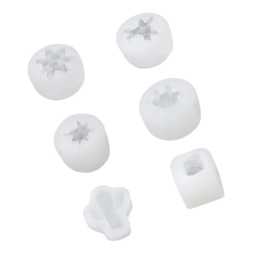 ARTIBETTER 6 Stück Teiliges Silikonform für Duftkerzen DIY Gießform für Pflanzen Designs zum Herstellen von Wachsschmelzen und Individuellen für Bastelprojekte von Artibetter