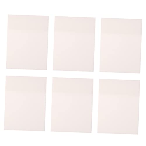 ARTIBETTER 6 Stück Wasserdichtes Notizpapier für Studenten Büro und Zuhause Selbstklebend Pet Material von Artibetter