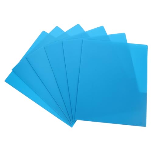 ARTIBETTER 6 Stück a4 Ordner dokumentenmappe bürobedarf Präsentationsmappe büromaterial Taschenmappe für Organisation und Aufbewahrung Ästhetisches Schulmaterial Schulordner Dateiordner Blue von Artibetter