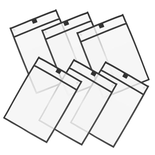 ARTIBETTER 6 Stücke Klar Trockenen Klassenzimmer Organizer Supplies Ärmeln Schule Löschbaren Pvc Nähen Tasche Schreibwaren Lagerung Taschen Schwarz ARTIBETTER 6 Stücke Klar Trockenen Klassenzimmer Organizer Supplies Ärmeln Schule Löschbaren Pvc Nähen Tasche Schreibwaren Lagerung Taschen Schwarz von Artibetter