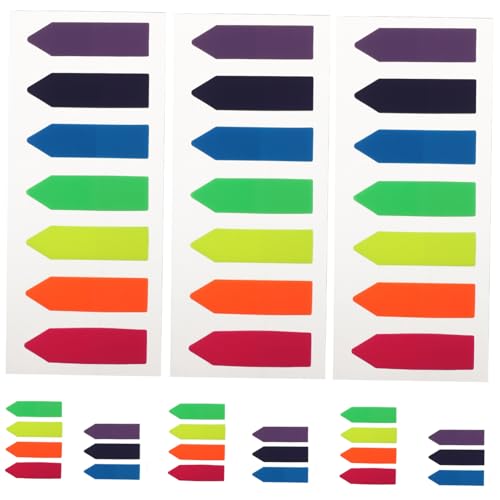 ARTIBETTER 6 Tag -Tag -Pfeilaufkleber Lesezeichen-Tabs Buchmarkierungen Seitenmarkierungen farbig Klebestreifen Papier Tabs Registerkarten für Buchanmerkungen das Haustier von Artibetter