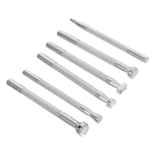 ARTIBETTER 6 Teiliges Lederdruckwerkzeug Metallstempel Set Stempelset Lederprägewerkzeuge Stempelschnitzwerkzeuge Gummistempel Schnitzset Lederhandwerk Schnitzwerkzeug Legierter ARTIBETTER 6 Teiliges Lederdruckwerkzeug Metallstempel Set Stempelset Lederprägewerkzeuge Stempelschnitzwerkzeuge Gummistempel Schnitzset Lederhandwerk Schnitzwerkzeug Legierter von Artibetter