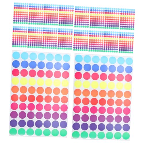 ARTIBETTER 60 Blatt Bögen Farbige Punkt Aufkleber Selbstklebende Runde Etiketten Farben Beschreibbare Dot Sticker pro Bogen für Büro Schule Heimorganisation Stark Haftend Blanko Labels zum ARTIBETTER 60 Blatt Bögen Farbige Punkt Aufkleber Selbstklebende Runde Etiketten Farben Beschreibbare Dot Sticker pro Bogen für Büro Schule Heimorganisation Stark Haftend Blanko Labels zum von Artibetter