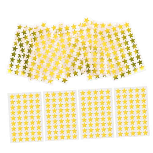 ARTIBETTER 60 Blatt Star-Belohnungsaufkleber Beschreibung Sternaufkleber für Kinderbelohnung Selbstklebstoff glänzende Belohnungsaufkleber Aufkleber für das Klassenzimmer Golden ARTIBETTER 60 Blatt Star-Belohnungsaufkleber Beschreibung Sternaufkleber für Kinderbelohnung Selbstklebstoff glänzende Belohnungsaufkleber Aufkleber für das Klassenzimmer Golden von Artibetter
