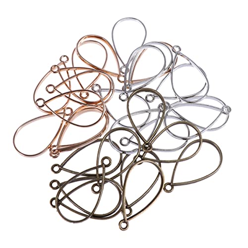 ARTIBETTER 60 Stück Diy Schmuck Anhänger Hohler Epoxidharz Rahmen Robuste Legierung für Schmuckherstellung für Armbänder Ohrringe und Mehr von Artibetter
