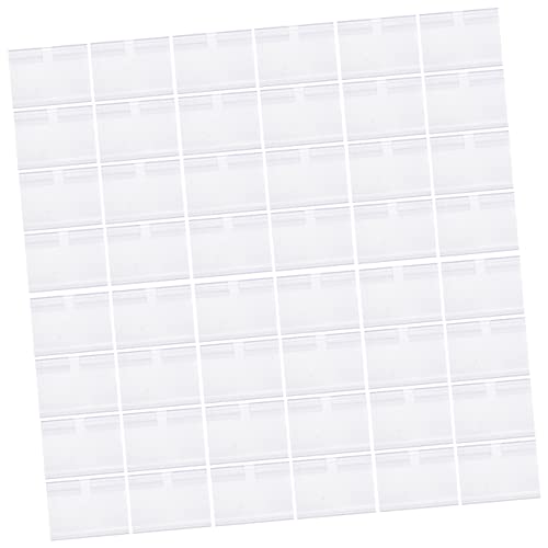 ARTIBETTER 60 Stück Etikettenhalter für Supermärkte Transparente Preisschildhalter mit Beschreibbaren Karten für Regale und Aufsteller Einfach zu Bedienen und Wechselbar ARTIBETTER 60 Stück Etikettenhalter für Supermärkte Transparente Preisschildhalter mit Beschreibbaren Karten für Regale und Aufsteller Einfach zu Bedienen und Wechselbar von Artibetter