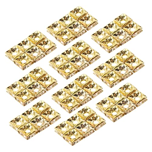ARTIBETTER 60 Stück Rhinestones and Sparse Beads Diy Bastelzubehör Dekorative Perlen Glitzernde Abstandsperlen Perlen Zur Schmuckherstellung Schmuckzubehör Halskette Strass Golden ARTIBETTER 60 Stück Rhinestones and Sparse Beads Diy Bastelzubehör Dekorative Perlen Glitzernde Abstandsperlen Perlen Zur Schmuckherstellung Schmuckzubehör Halskette Strass Golden von Artibetter