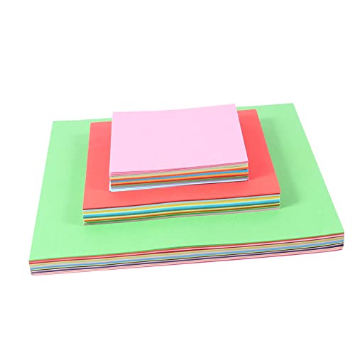 ARTIBETTER 600 Stück Origami Papier Buntes Faltpapier für Farben Diy Bastelmaterial Fördert Geduld und Konzentration für Handarbeiten und Bastelprojekte Zufällige Farbe von Artibetter