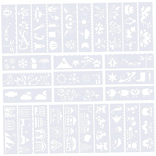 ARTIBETTER 64 Stück Teiliges Schablonenset für Kreative Malprojekte Diy Malvorlagen für Vielseitige Malschablonen für Mädchen für Scrapbooking und Bastelarbeiten ARTIBETTER 64 Stück Teiliges Schablonenset für Kreative Malprojekte Diy Malvorlagen für Vielseitige Malschablonen für Mädchen für Scrapbooking und Bastelarbeiten von Artibetter