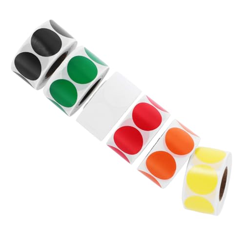 ARTIBETTER 6Rollen Farbenfrohe Punktaufkleber Selbstklebende Zur Farblichen Kennzeichnung Praktische Dekoration Für Büro Und Zuhause Lösung Zur Organisation ARTIBETTER 6Rollen Farbenfrohe Punktaufkleber Selbstklebende Zur Farblichen Kennzeichnung Praktische Dekoration Für Büro Und Zuhause Lösung Zur Organisation von Artibetter