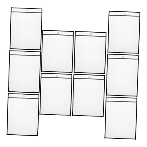 ARTIBETTER 6Stücke Transparente Blattschoner Wiederverwendbare Dokumentenhüllen aus Pet Langlebiger Organizer für Büro Schule und Zuhause für Dokumentenschutz von Artibetter