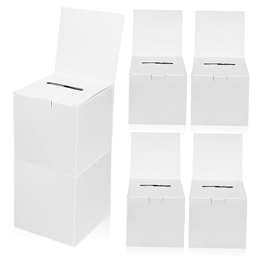 ARTIBETTER 6Stücke Wahlurnen aus Stabilem Karton Pappschachteln mit Halbkreisförmiger Öffnung für Partys Büroveranstaltungen und Aktionen Langlebig und Wiederverwendbar ARTIBETTER 6Stücke Wahlurnen aus Stabilem Karton Pappschachteln mit Halbkreisförmiger Öffnung für Partys Büroveranstaltungen und Aktionen Langlebig und Wiederverwendbar von Artibetter