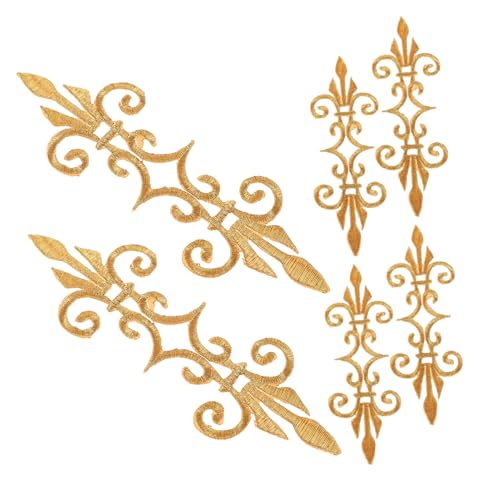 ARTIBETTER 6pcs Blumenflecken Lange Blätter Applikation Für Bühnenkostüme DIY Stickerei Patch Retro Blumenverzierungen Für Kleider ARTIBETTER 6pcs Blumenflecken Lange Blätter Applikation Für Bühnenkostüme DIY Stickerei Patch Retro Blumenverzierungen Für Kleider von Artibetter