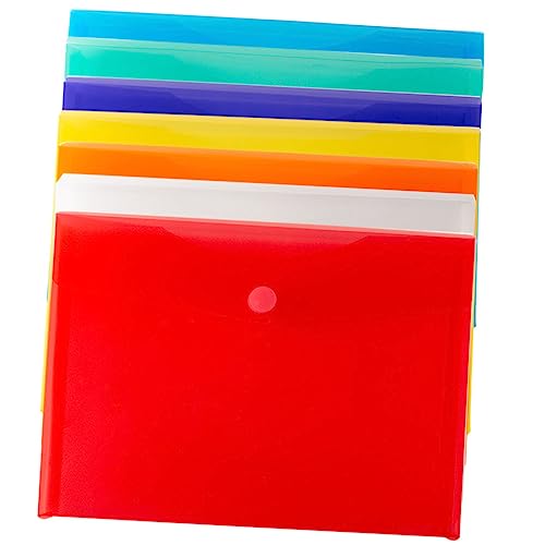ARTIBETTER 7 Stück Dokumententaschen Teilig Bunte Kunststoff Aktenordner Wiederverwendbare Klarsichthüllen für Büro und Schule Leicht Tragbar zur Organisation von Unterlagen ARTIBETTER 7 Stück Dokumententaschen Teilig Bunte Kunststoff Aktenordner Wiederverwendbare Klarsichthüllen für Büro und Schule Leicht Tragbar zur Organisation von Unterlagen von Artibetter