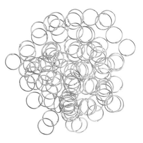 ARTIBETTER 70 Stück Buchbinderinge Wiederverwendbare Lose Ringe Flexible Binder Ringe für Scrapbooking Notizen und DIY Projekte für Lehrer Innendurchmesser von Artibetter