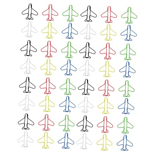 ARTIBETTER 70 Stück Bunte Flugzeug Büroklammern Kreative Praktische und Dekorative Büroklammern Farben für Schule Büro und Zuhause zur Organisation von Dokumenten ARTIBETTER 70 Stück Bunte Flugzeug Büroklammern Kreative Praktische und Dekorative Büroklammern Farben für Schule Büro und Zuhause zur Organisation von Dokumenten von Artibetter