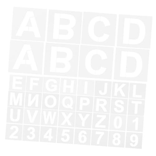 ARTIBETTER 72 Stück Teiliges Wiederverwendbares Plastik-schablonen Buchstaben und Zahlen Robuste Vorlagen für Spraymalerei Scrapbooking Diy-kunstprojekte und Präzise Wandbeschriftungen ARTIBETTER 72 Stück Teiliges Wiederverwendbares Plastik-schablonen Buchstaben und Zahlen Robuste Vorlagen für Spraymalerei Scrapbooking Diy-kunstprojekte und Präzise Wandbeschriftungen von Artibetter