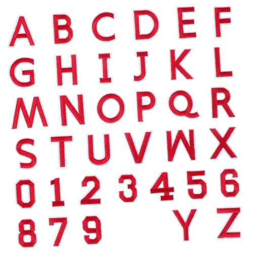 ARTIBETTER 72 Stück rote Buchstaben Patch aufnähen individuelle Aufnäher gestickt Brief benutzerdefinierter Patch Aufkleber buchstaben für stoff aufbügeln Bügelnummern für Kleidung Polyester ARTIBETTER 72 Stück rote Buchstaben Patch aufnähen individuelle Aufnäher gestickt Brief benutzerdefinierter Patch Aufkleber buchstaben für stoff aufbügeln Bügelnummern für Kleidung Polyester von Artibetter