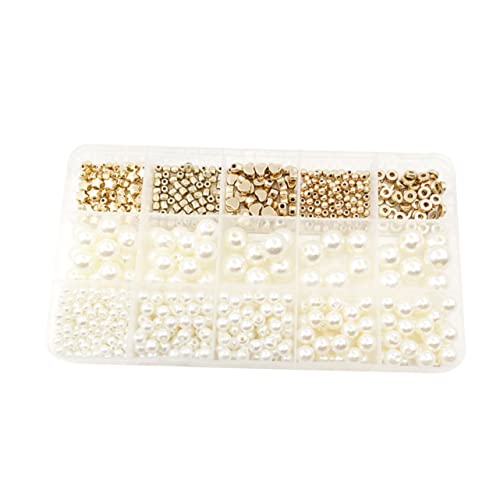 ARTIBETTER 720 Stück Spacer Perlen für Diy Schmuckherstellung Imitation Perlen Bastelperlen für Armbänder und Bastelprojekte ARTIBETTER 720 Stück Spacer Perlen für Diy Schmuckherstellung Imitation Perlen Bastelperlen für Armbänder und Bastelprojekte von Artibetter
