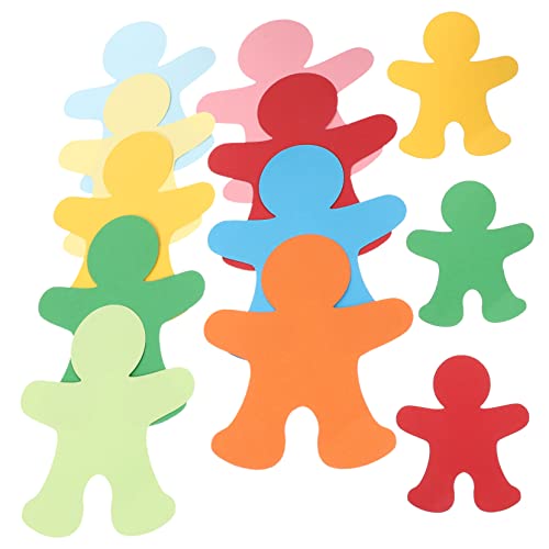 ARTIBETTER 72Stücke Teiliges Bunten Papierausschnitten für Umweltfreundliche Dekorationen für Kindergarten Schlafzimmer und Partys Kreative DIY Bastelideen mit Kinderform Design von Artibetter