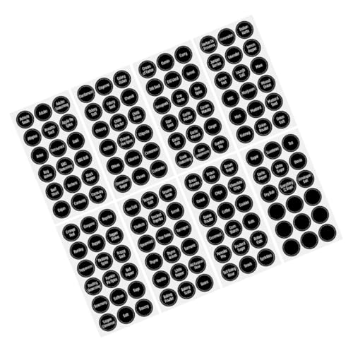 ARTIBETTER 8 Blatt Gewürzbezeichnungsaufkleber Küchenetiketten Für Behälter Etikettenaufkleber Für Behälter Klebeetiketten Für Gewürzregale Behälteretiketten Black Pvc Selbstklebend ARTIBETTER 8 Blatt Gewürzbezeichnungsaufkleber Küchenetiketten Für Behälter Etikettenaufkleber Für Behälter Klebeetiketten Für Gewürzregale Behälteretiketten Black Pvc Selbstklebend von Artibetter