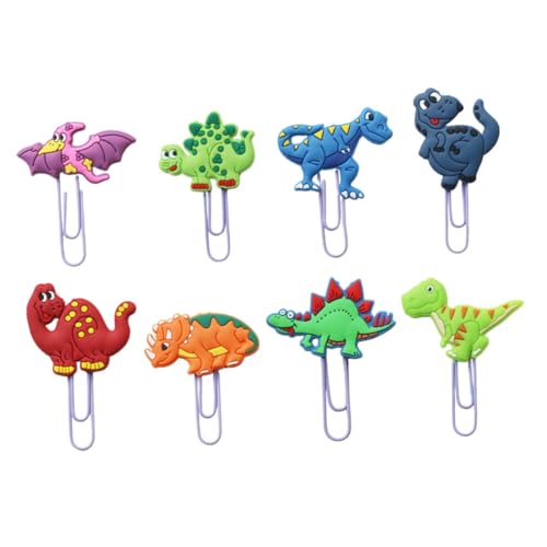 ARTIBETTER 8 Stück Dinosaurier-lesezeichen Sammelalbum Büroklammer Lesezeichenklammern Tierische Büroklammer Buchleseclips Dekorative Kleine Büroklammern Papierklammern Büroklammern Büro Pvc ARTIBETTER 8 Stück Dinosaurier-lesezeichen Sammelalbum Büroklammer Lesezeichenklammern Tierische Büroklammer Buchleseclips Dekorative Kleine Büroklammern Papierklammern Büroklammern Büro Pvc von Artibetter