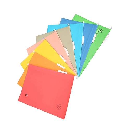 ARTIBETTER 8 Stück Hängende Aktenordner Teiliges Robuste Papierablage mit Eisenhaken für Dokumente für Büroorganisation und Dokumentenaufbewahrung Mischfarben von Artibetter