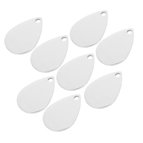 ARTIBETTER 8 Stück Stempelanhänger Wasserfall Form Blanko Tags zum Gravieren Diy Schmuckzubehör für Personalisierte und Bastelprojekte ARTIBETTER 8 Stück Stempelanhänger Wasserfall Form Blanko Tags zum Gravieren Diy Schmuckzubehör für Personalisierte und Bastelprojekte von Artibetter