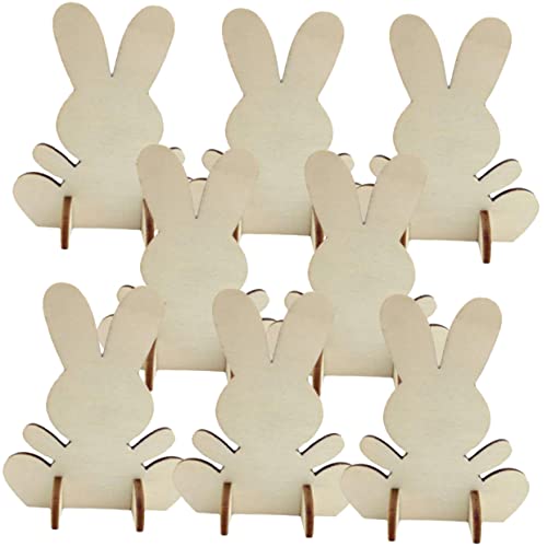 ARTIBETTER 8 Stück Teiliges Holz Osterhasen Bastelzubehör Diy Holzfiguren zum Bemalen Tischdekoration für Ostern Blanko Holzscheiben für Kunstprojekte ARTIBETTER 8 Stück Teiliges Holz Osterhasen Bastelzubehör Diy Holzfiguren zum Bemalen Tischdekoration für Ostern Blanko Holzscheiben für Kunstprojekte von Artibetter