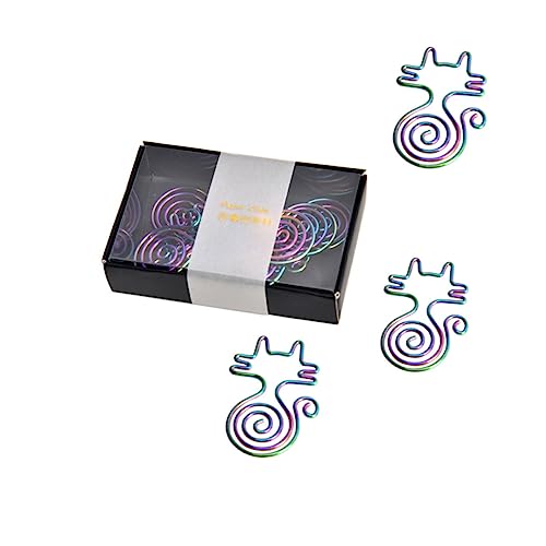 ARTIBETTER 8 Stück Teiliges Katzenform Büroklammern Kreative und Niedliche Notizklammern aus Langlebigem Material für Lesezeichen Organisation von Notizen und Fotos von Artibetter