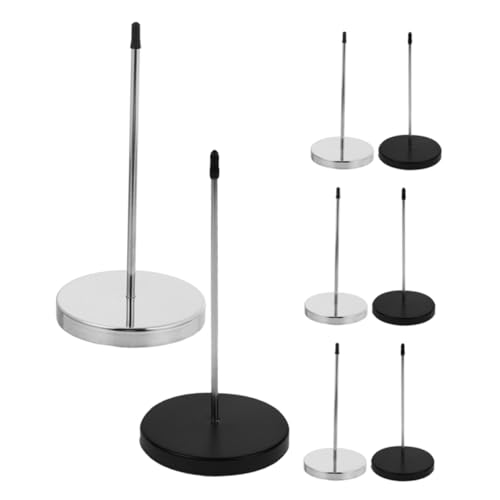 ARTIBETTER 8 Stück Teiliges Metall Küchenbestellhalter mit Langem Stab Robuster Basis und Schutzkappe Vielseitiger Rechnungshalter für Restaurant Büro Hotel und Küche in Schwarz und Silber ARTIBETTER 8 Stück Teiliges Metall Küchenbestellhalter mit Langem Stab Robuster Basis und Schutzkappe Vielseitiger Rechnungshalter für Restaurant Büro Hotel und Küche in Schwarz und Silber von Artibetter