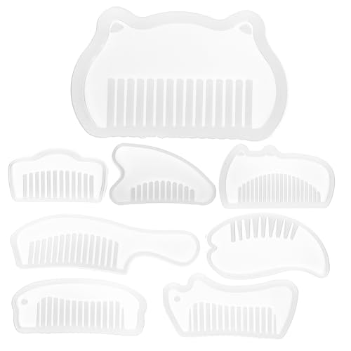 ARTIBETTER 8 Stück Teiliges Silikonformen für Diy Kämme Halbtransparente Epoxidharz Gießform Langlebig für Bastelprojekte und Schmuckherstellung ARTIBETTER 8 Stück Teiliges Silikonformen für Diy Kämme Halbtransparente Epoxidharz Gießform Langlebig für Bastelprojekte und Schmuckherstellung von Artibetter