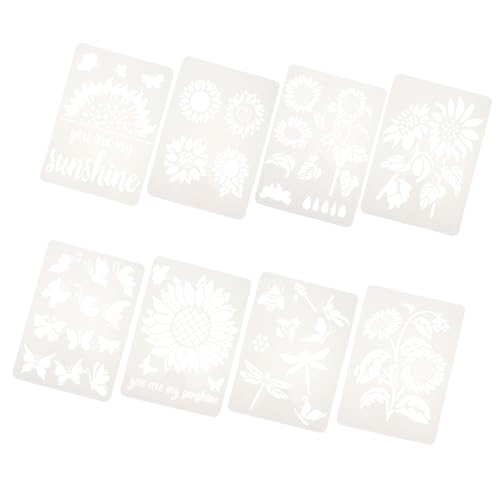 ARTIBETTER 8 Teilige Malvorlage Sonnenblumen Schablone Blumen Vorlage Basteln Malen Blumen Schablonen Formen Schablonen Produktnummer Schablonen Bastel Schablonen Zeichen von Artibetter