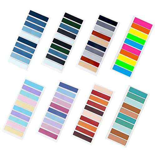 ARTIBETTER 8 Transparente Haftnotiz Stick-tabs Markierungen Unsichtbar Klebefahnen Lesen Buchseite Buchkommentar-kit Registerkarten Für Buchanmerkungen Das Haustier Colorful Zufällige Farbe von Artibetter
