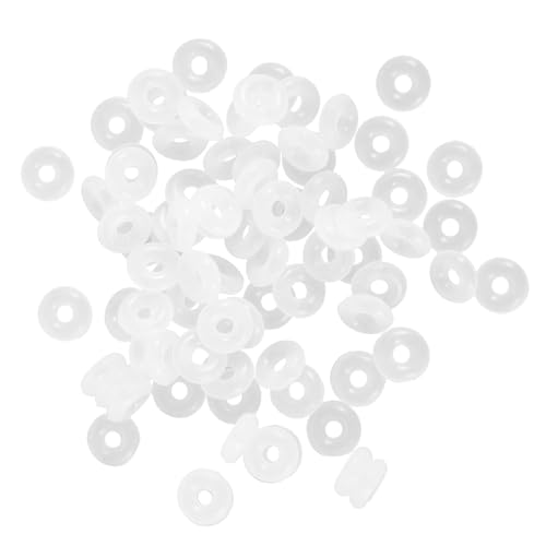 ARTIBETTER 80 Stück Teiliges Transparente Gummiringe als Rutschfeste Stopper für Schlangenketten Armbänder Kompatibel mit Chamilia und Weiteren Charm Armbändern von Artibetter