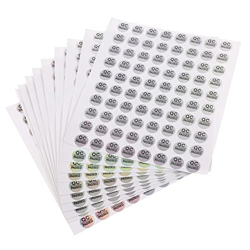 ARTIBETTER 800Stücke Qc Passing Abziehbilder Selbstklebende für Testbestätigungen Langlebige Aufkleber für Lagerkennzeichnung und Warenstatusanzeige ARTIBETTER 800Stücke Qc Passing Abziehbilder Selbstklebende für Testbestätigungen Langlebige Aufkleber für Lagerkennzeichnung und Warenstatusanzeige von Artibetter