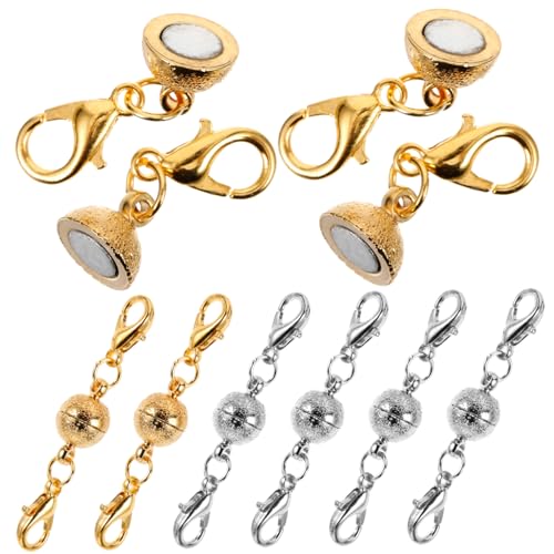 ARTIBETTER 8Stücke Magnetverschlüsse für Schmuck DIY Halskettenverlängerungen Runde Form Robust und Langlebig für Armbänder ARTIBETTER 8Stücke Magnetverschlüsse für Schmuck DIY Halskettenverlängerungen Runde Form Robust und Langlebig für Armbänder von Artibetter