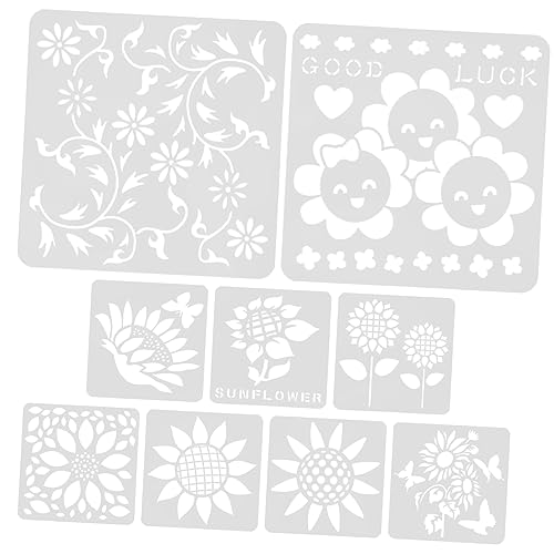ARTIBETTER 9 Stück Teiliges Wiederverwendbare Schablonen für Sonnenblumen Malschablonen für Wandkunst Diy Projekte und Kinderzeichnungen für Bastelarbeiten und Künstlerische ARTIBETTER 9 Stück Teiliges Wiederverwendbare Schablonen für Sonnenblumen Malschablonen für Wandkunst Diy Projekte und Kinderzeichnungen für Bastelarbeiten und Künstlerische von Artibetter