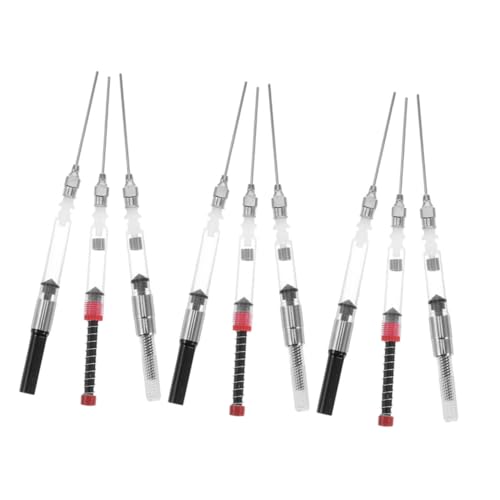 ARTIBETTER 9 Stück Tintenabsorber für Füllfederhalter Reinigungsset für Füllfederhalter Tintenhilfsabsorber Brunnenstiftzubehör Füllfederhalter-Kit Brunnentinte Füller Rostfreier Stahl von Artibetter