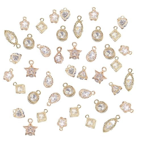 ARTIBETTER 90 Stück Diy Zirkonia Schmuckset Teiliges Zubehör für Armband Ohrringe und Halskette Anhänger und Materialien für Kreative Schmuckherstellung für Anfänger und Frauen ARTIBETTER 90 Stück Diy Zirkonia Schmuckset Teiliges Zubehör für Armband Ohrringe und Halskette Anhänger und Materialien für Kreative Schmuckherstellung für Anfänger und Frauen von Artibetter