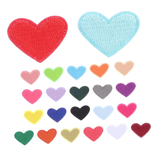 ARTIBETTER 93 Stück Teiliges Herz-aufbügler- Bunte Bestickte Bügelflicken für Kleidung Vielseitige Diy-applikationen zum Aufbügeln und Nähen Langlebige Farbintensive Patches zur Reparatur und ARTIBETTER 93 Stück Teiliges Herz-aufbügler- Bunte Bestickte Bügelflicken für Kleidung Vielseitige Diy-applikationen zum Aufbügeln und Nähen Langlebige Farbintensive Patches zur Reparatur und von Artibetter