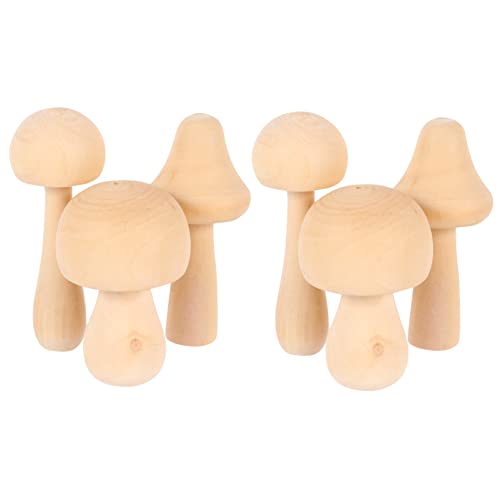 ARTIBETTER 9Stücke Teiliges Natürlichen Holzpilz Spielzeugen für Unfertige Holzfiguren zum Malen und Gestalten für Kreative Bastelprojekte und Pädagogische Spiele ARTIBETTER 9Stücke Teiliges Natürlichen Holzpilz Spielzeugen für Unfertige Holzfiguren zum Malen und Gestalten für Kreative Bastelprojekte und Pädagogische Spiele von Artibetter