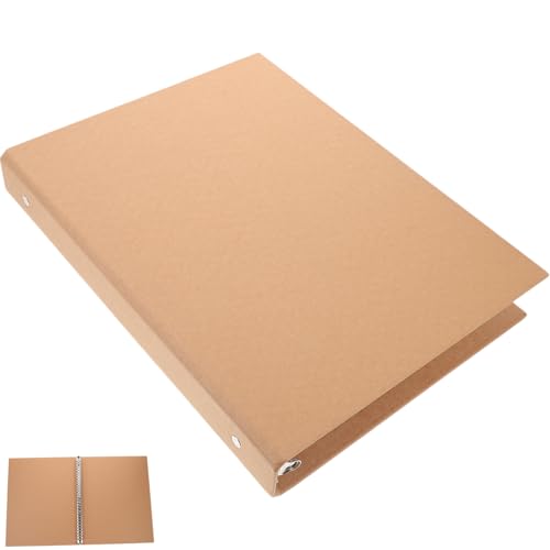 ARTIBETTER A4-Ringbücher ringbuch notizbuch Zeitschriftenordner Notebook -Planer Binder A4-Ringbuch-Notizbuch dünner Ringordner A4 Schlanker A4-Ringordner Kraftpapier von Artibetter