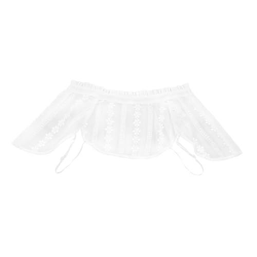 ARTIBETTER Abnehmbarer Fake Kragen für Damen Leichter Weißer Blusenkragen Dekorativer Falscher Hemdkragen für Alltag Festliche Anlässe Bühne Elegantes Kostüm Zubehör Modisches ARTIBETTER Abnehmbarer Fake Kragen für Damen Leichter Weißer Blusenkragen Dekorativer Falscher Hemdkragen für Alltag Festliche Anlässe Bühne Elegantes Kostüm Zubehör Modisches von Artibetter