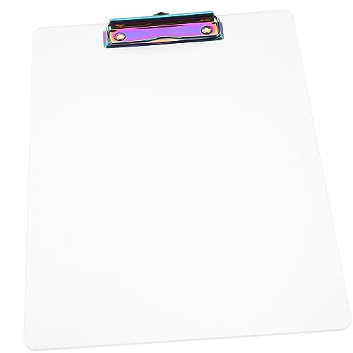 ARTIBETTER Acryl Klemmbrett Transparent Schreibunterlage mit Stabilem Metallclip für Schule Büro und Konferenzen Vielseitig Einsetzbar zur Sicheren Aufbewahrung von Dokumenten ARTIBETTER Acryl Klemmbrett Transparent Schreibunterlage mit Stabilem Metallclip für Schule Büro und Konferenzen Vielseitig Einsetzbar zur Sicheren Aufbewahrung von Dokumenten von Artibetter