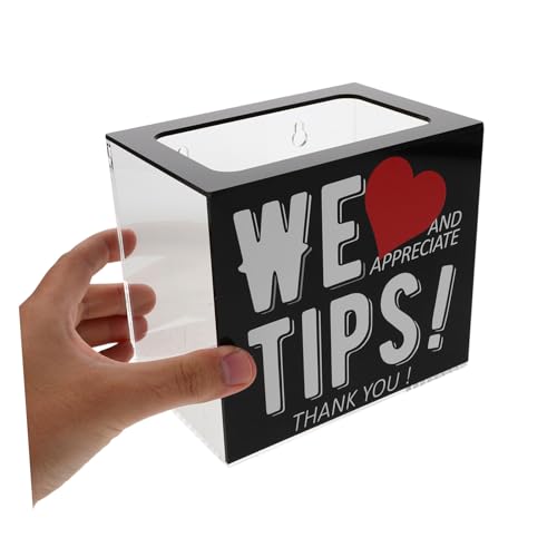 ARTIBETTER Acryl-spendenbox mit Schlitz Multifunktionale Transparente Geldsammlerbox für Trinkgeld Vorschläge Fundraising in Schule Büro Restaurant Platzsparend und Leicht zu Reinigen ARTIBETTER Acryl-spendenbox mit Schlitz Multifunktionale Transparente Geldsammlerbox für Trinkgeld Vorschläge Fundraising in Schule Büro Restaurant Platzsparend und Leicht zu Reinigen von Artibetter