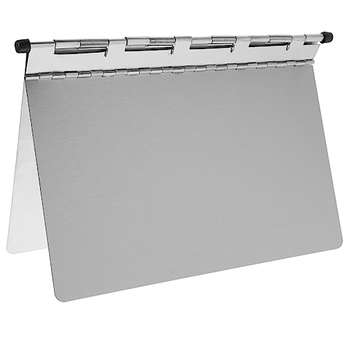 ARTIBETTER Aktenordner Aus Edelstahl Krankenpflege Schulmaterial Dateiordner-zwischenablage Klemmbrett Mit Stauraum Heavy Duty Zwischenablage Mit Pflegeklemmbrett Faltbar Groß 430er Edelstahl von Artibetter