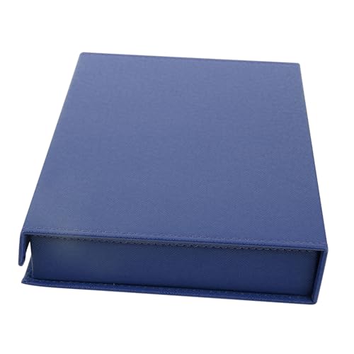 ARTIBETTER Aktenordner Organizer Haushalts Aktenkoffer Hardware Pu Leder Karton Praktischer Papier Organizer Bürozubehör Blau von Artibetter