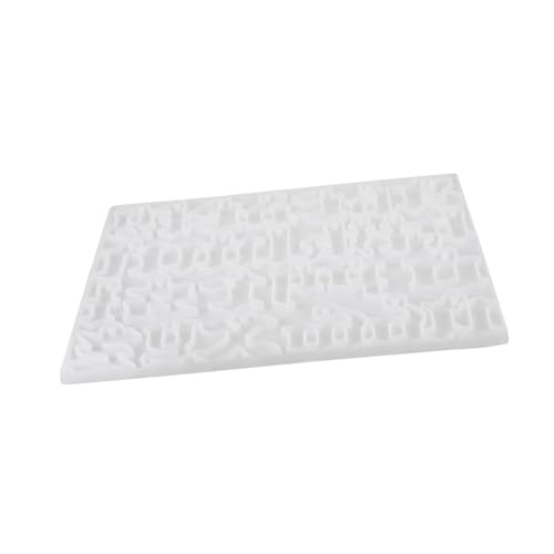 ARTIBETTER Alphabet Schlüsselanhänger Silikonform Diy Buchstaben Gießform für Schmuckherstellung Leichte und Kompakte Silikonmould für Kreative Anhänger und Dekorationen von Artibetter